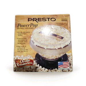 VINTAGE PRESTO POWER POP MICROWAVE MULTI-POPPER POPCORN KERNEL ORVILLE